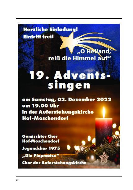 Adventssingen