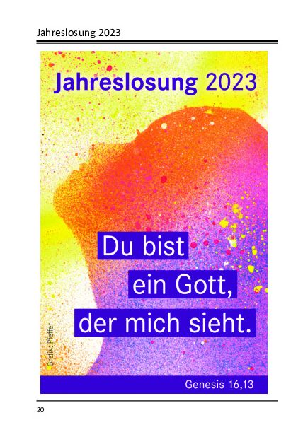 Jahreslosung 2023