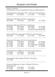 Gruppen und Kreise