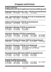 Gruppen und Kreise