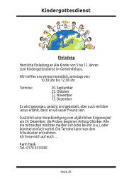 Kindergottesdienst