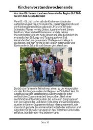 Kirchenvorstandswochenende 1