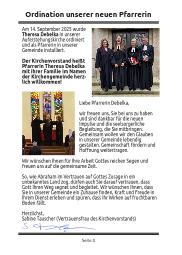 Ordination unserer neuen Pfarrerin