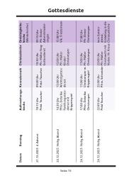 Gottesdienste 2