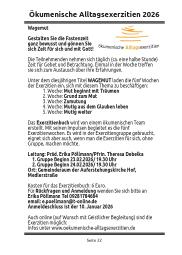 &Ouml;kumenische Alltagsexerzitien 1